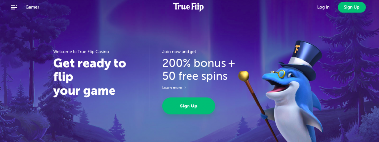 TrueFlip Casino Welcome Bonus Info