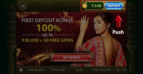 How to Deposit on Bollywood-casino?